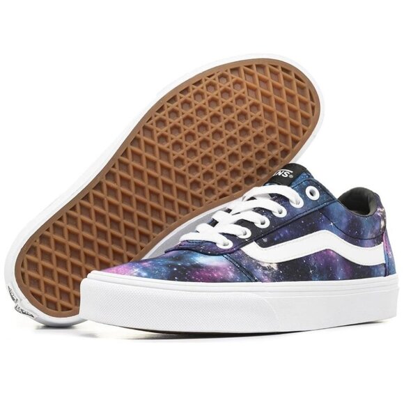 Vans Womens Ward Galaxy Skate Sneakers W5.5 Color Galaxy/Multi/White - Picture 4 of 4